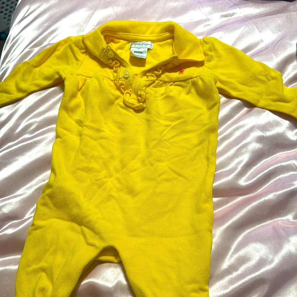 Ralph Lauren 3 month one piece footed outfit